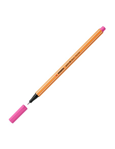  C/10 STABILO POINT 88 ROSA NEON Nº056 PUNTA DE FIBRA 0,4MM 